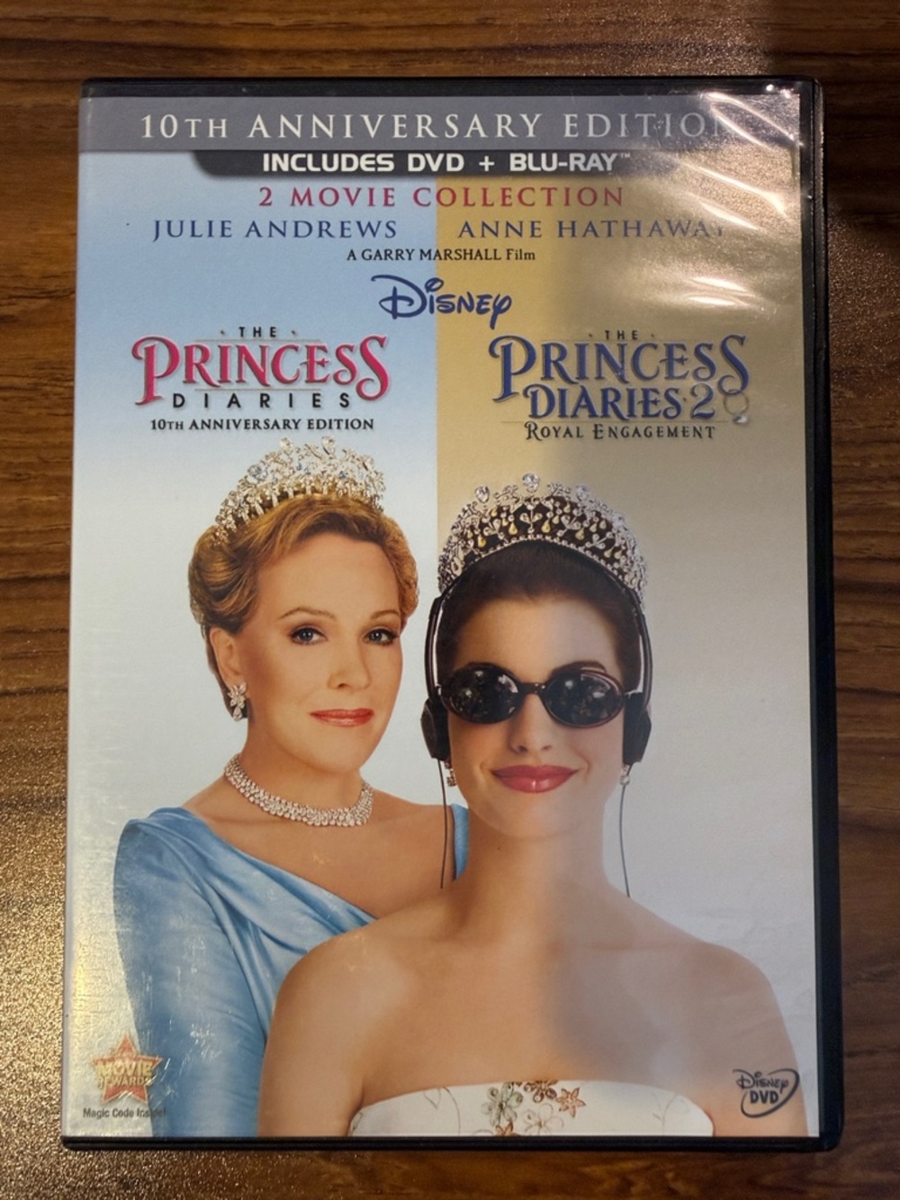 The Princess Diaries/The Princess Diaries 2 10th Anniversary Blu-ray & DVD Discs